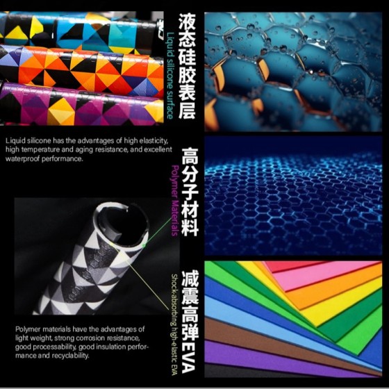 CNC山地车把套硅胶舒适自行车握把防滑减震3D折叠车通用把套