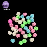 自行车彩珠儿童单车平衡车钢丝辐条夜光彩珠爱心星星车圈装饰配件