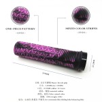 通用山地车把套混色橡胶防滑减震平衡车折叠车骑行自行车握把配件