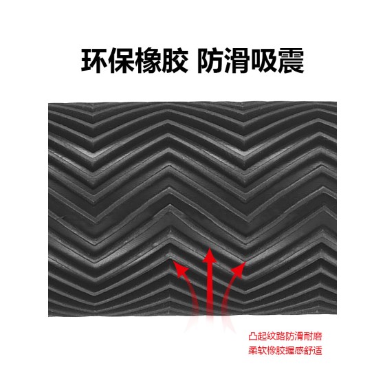 自行车把套 锁死减震柔软防滑橡胶适配山地车死飞滑板车骑行装备