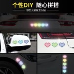 钻石级卡通强反光贴汽车车身电动车夜间警示头盔个性装饰防水贴纸