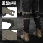 跨境亚马逊ARC风格战术绑带护膝军迷下场吃鸡CS轻便耐磨登山护具