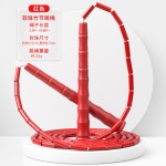 儿童小学生光面硬竹节绳成人初学者健身训练花样跳绳不打结不缠绕