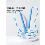 儿童专用防滑手柄竹节跳绳初学者不打结耐磨抗寒感统训练健身器材
