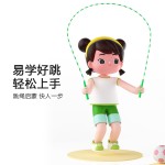 开学季硬竹节跳绳儿童初学者小学专用绳运动减脂神器训练花样跳绳