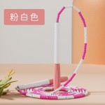 包硅胶手柄花样竹节跳绳成人儿童中小学生训练比赛健身可调节跳绳