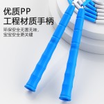 儿童光面竹节绳小学生比赛专用硬珠节花样跳绳成人健身运动可调节