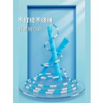 儿童花样彩色竹节跳绳小学生专用花式软珠幼儿园初学者成人运动绳