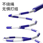 儿童光面硬竹节跳绳小学生儿童初学者运动比赛健身训练跳绳可调节