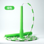 光面硬竹节跳绳学生竞技珠节绳学生比赛成年健身锻炼不绕绳可调节