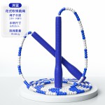 厂家批发竹节跳绳花样成人儿童健身中小学生花式珠节绳初学者跳绳