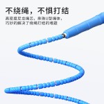 新款儿童软竹节跳绳小学生专用幼儿初学者防缠绕可调节健身训练绳