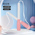 儿童小学生中考体测花样表演比赛成人健身双摇速度健身白胶绳跳绳