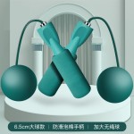 轴承泡棉手柄跳绳学生中考健身竞技运动训练负重两用批发无绳钢丝