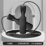 轴承泡棉手柄跳绳学生中考健身竞技运动训练负重两用批发无绳钢丝