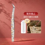 新升级造景贴纸镊子高精密金羽夹镊子手账文创工具美睫师镊子套装