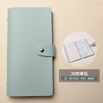 糖果色定期存单专用夹收纳本票据银行存单支票多功能存折卡一体包