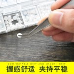 不锈钢精密镊子尖头弯头尖头diy手账工具卡通夹镊子睫毛美甲镊子