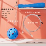 钢丝绳手腕摇绳辅助器成人女士专业训练竞速轴承钢丝跳绳中考训练