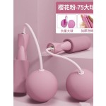 家用无绳跳绳健身负重EVA大球室内静音批发静音