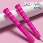 中考专用白胶绳小学生中学生考试专用成人健身燃脂可调节跳绳可调