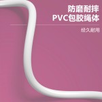 中考专用白胶绳小学生中学生考试专用成人健身燃脂可调节跳绳可调