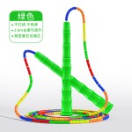 厂家批发竹节跳绳花样成人儿童健身中小学生花式珠节绳初学者跳绳