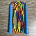 厂家批发儿童健身运动花样跳绳幼儿园比赛软珠竹节跳绳小学生专用