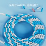 厂家批发竹节跳绳花样成人儿童健身中小学生花式珠节绳初学者跳绳