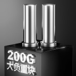 铝合金负重燃脂跳绳成人健身训练运动锻炼加粗竞速9mmPVC绳可调节