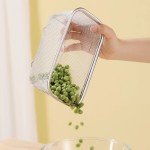 米木厨房不锈钢洗水果篮沥水篮漏水筐洗菜盆碗过滤网网盘淘米神器