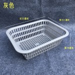 肥猫010大孔沥水篮加厚长方形胶筛酒店厨房洗菜篮塑料筲箕收纳筐