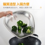 厨房洗菜蔬果沥水篮不锈钢密孔筲箕 淘米筛大号五谷果干晾晒簸箕