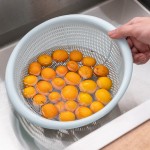 洗菜筛箩筐洗水果沥水篮塑料洗菜篓子密眼漏筛麻辣烫小吃篮沥水篮