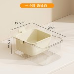 懒人追剧双层水果盘沥水篮家用客厅放零食糖果干果盒嗑瓜子收纳盒