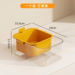 懒人追剧双层水果盘沥水篮家用客厅放零食糖果干果盒嗑瓜子收纳盒