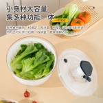 手动蔬菜脱水器多功能家用水果沙拉沥水篮专用蔬菜甩干器脱水器