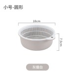 双层多功能沥水篮水洗沥水框水果篮客厅家用塑料圆形洗菜沥水篮