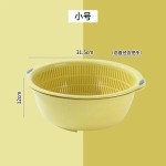 双层洗菜盆沥水篮厨房特大号圆形洗菜篮家用水果盆菜篮子洗菜筐
