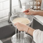 不锈钢洗沥套装和面盆家用加厚厨房烘焙打蛋盆漏盆洗菜盆沥水篮