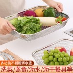 消毒柜筷子篮不锈钢网篮方篮洗菜沥水篮冲孔篮厨房置物篮漏盆沥油