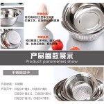 食品级不锈钢盆洗菜盆沥水篮盆家用厨房漏盆淘米神器水果篮