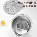 304不锈钢切菜神器刨丝切片土豆擦丝器洗菜盆淘米篮沥水篮多功能