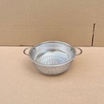 不锈钢密孔双耳多用篮洗菜篮洗米盆无磁米筛单环带脚沥水篮