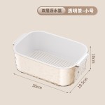 双层洗菜盆沥水篮新款高颜值厨房客厅多功能水果篮家用水果盘菜篮