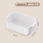 双层洗菜盆沥水篮新款高颜值厨房客厅多功能水果篮家用水果盘菜篮