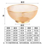 不锈钢沥水篮特厚漏盆厨房淘米盆淘米神器洗菜盆水果篮沥水篮跨境