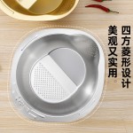 家用不锈钢淘米盆多功能洗菜沥水盆家用厨房洗米筛果蔬沥水篮子