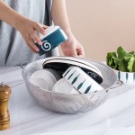 加厚不锈钢沥水篮洗菜盆漏盆家用厨房淘米盆洗米筛洗菜篮子水果篮
