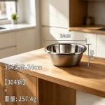 铖轩304不锈钢沥水篮烫洗奶瓶专用盆婴儿奶瓶清洗盆洗菜盆
